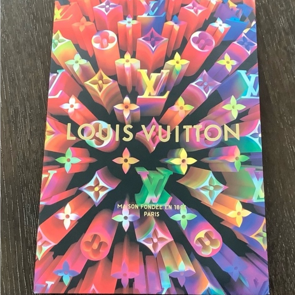 Louis Vuitton Colorful Logo Shopping Bag